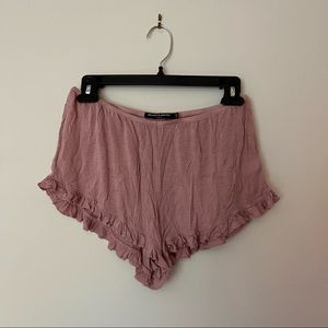 Brandy Melville Dusty Pink Flowy Shorts